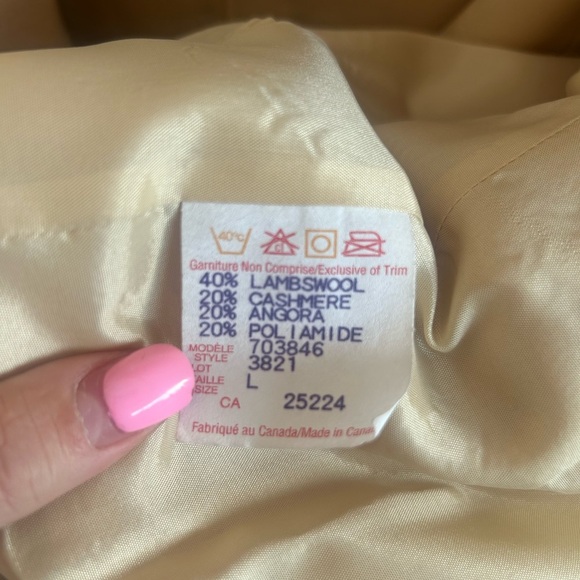 Bogato, size L, lambs wool, cashmere, angora, button up jacket, vintage - Picture 3 of 10